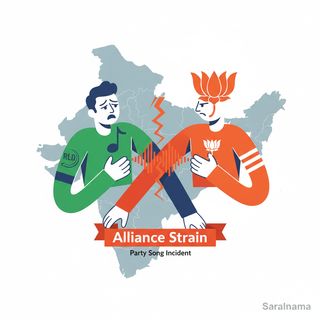 RLD-BJP Alliance Faces Strain Over Party Song Incident