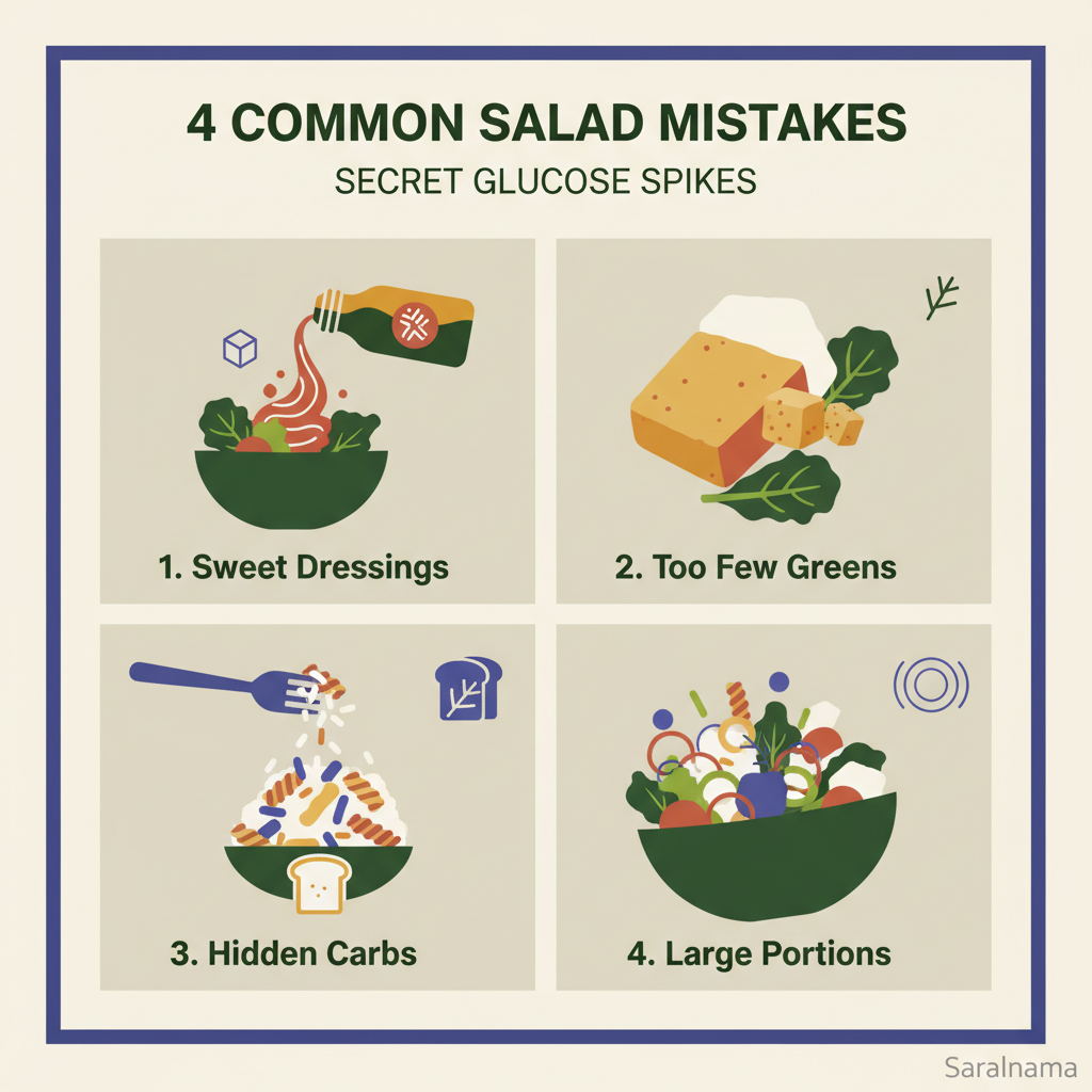 4 common salad mistakes that can lead to secret glucose spikes