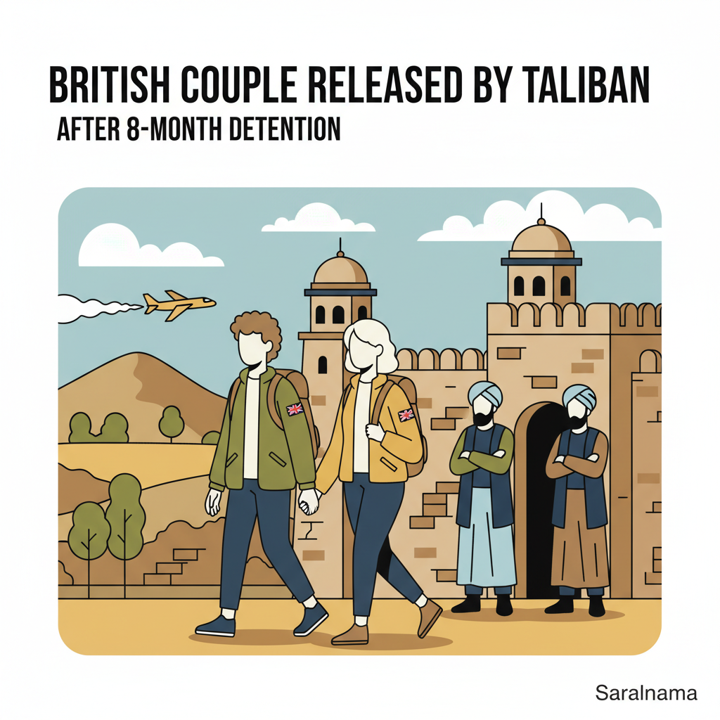 British Couple Released by Taliban After 8-Month Detention