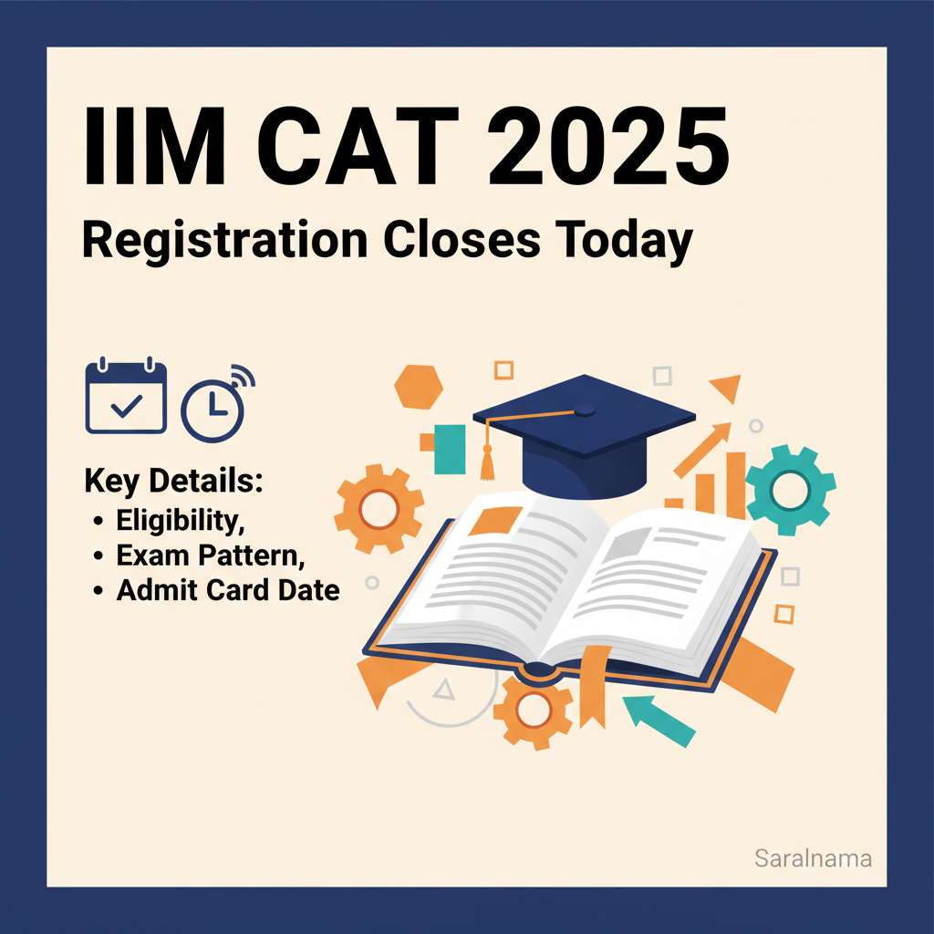 IIM CAT 2025 Registration Closes Today: Key Details