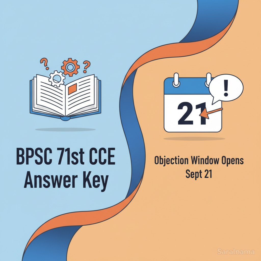 BPSC 71st CCE Answer Key: Objection Window Opens Sept 21