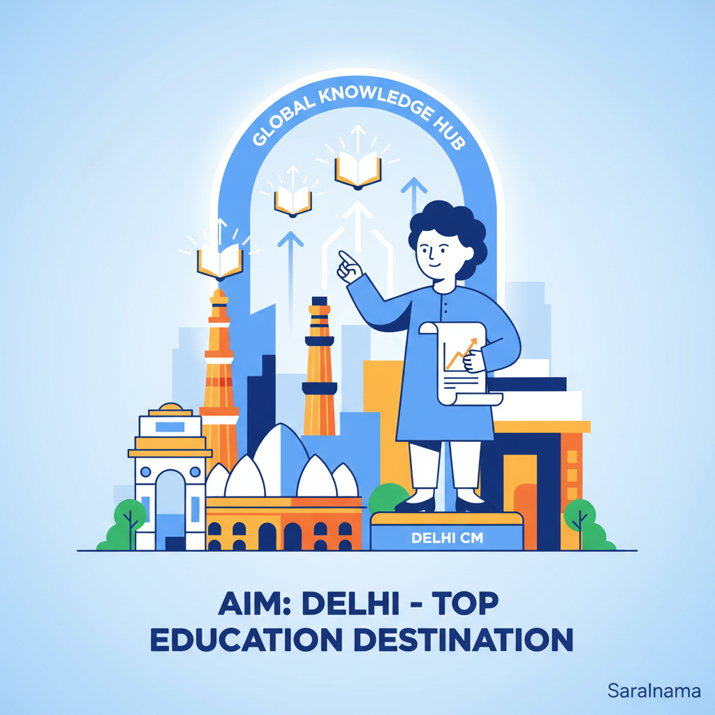 Delhi CM Aims to Make City Top Education Hub