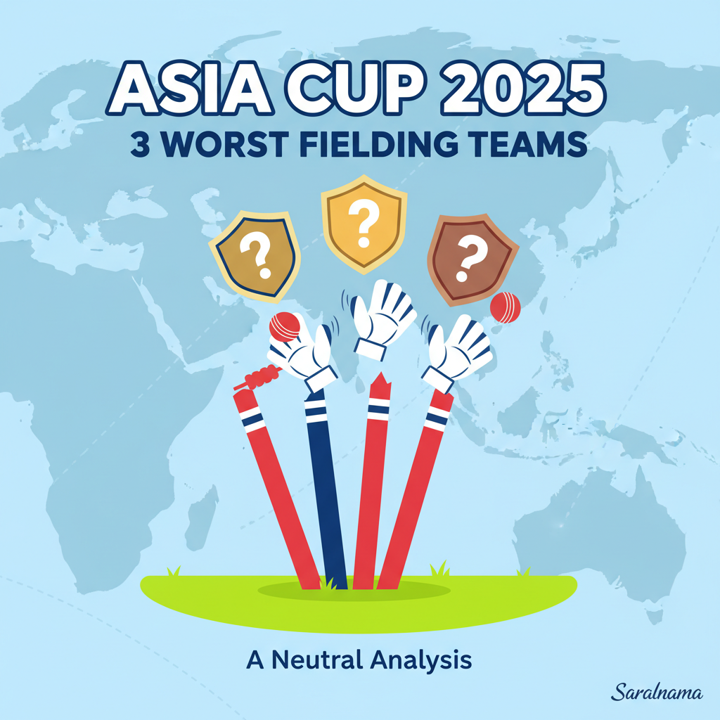 3 Worst Fielding Teams in Asia Cup 2025