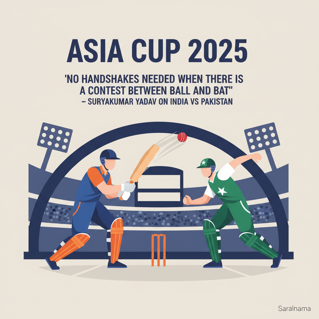 Asia Cup 2025: &#x27;No handshakes needed when there is a contest between ball and bat&#x27; - Suryakumar Yadav on India vs Pakistan
