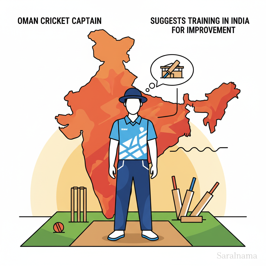 Oman Cricket Captain Suggests Training in India for Improvement