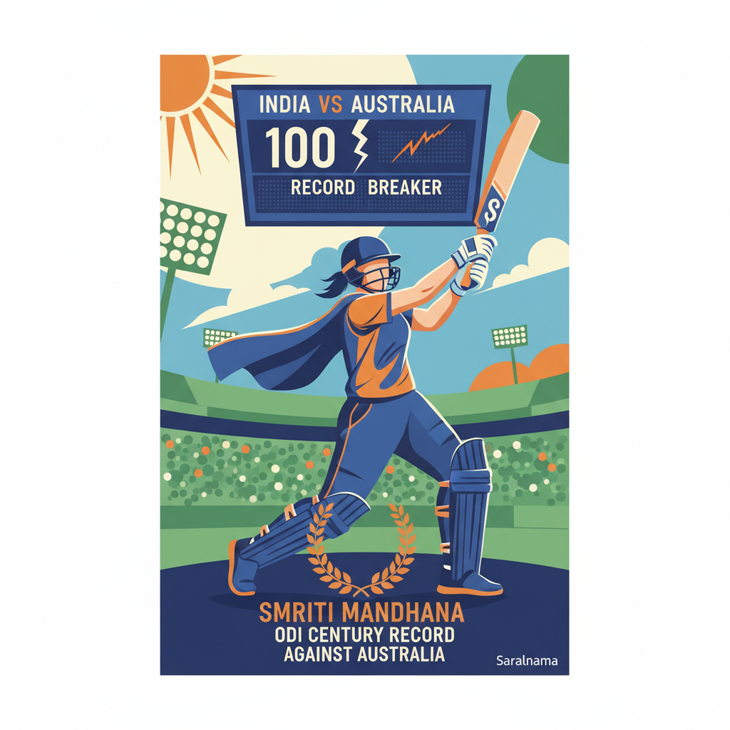 Smriti Mandhana Breaks ODI Century Record Against Australia