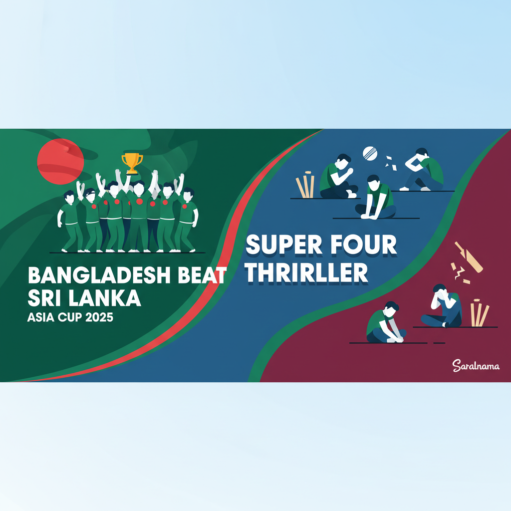 Bangladesh Beat Sri Lanka in Asia Cup 2025 Super Four Thriller