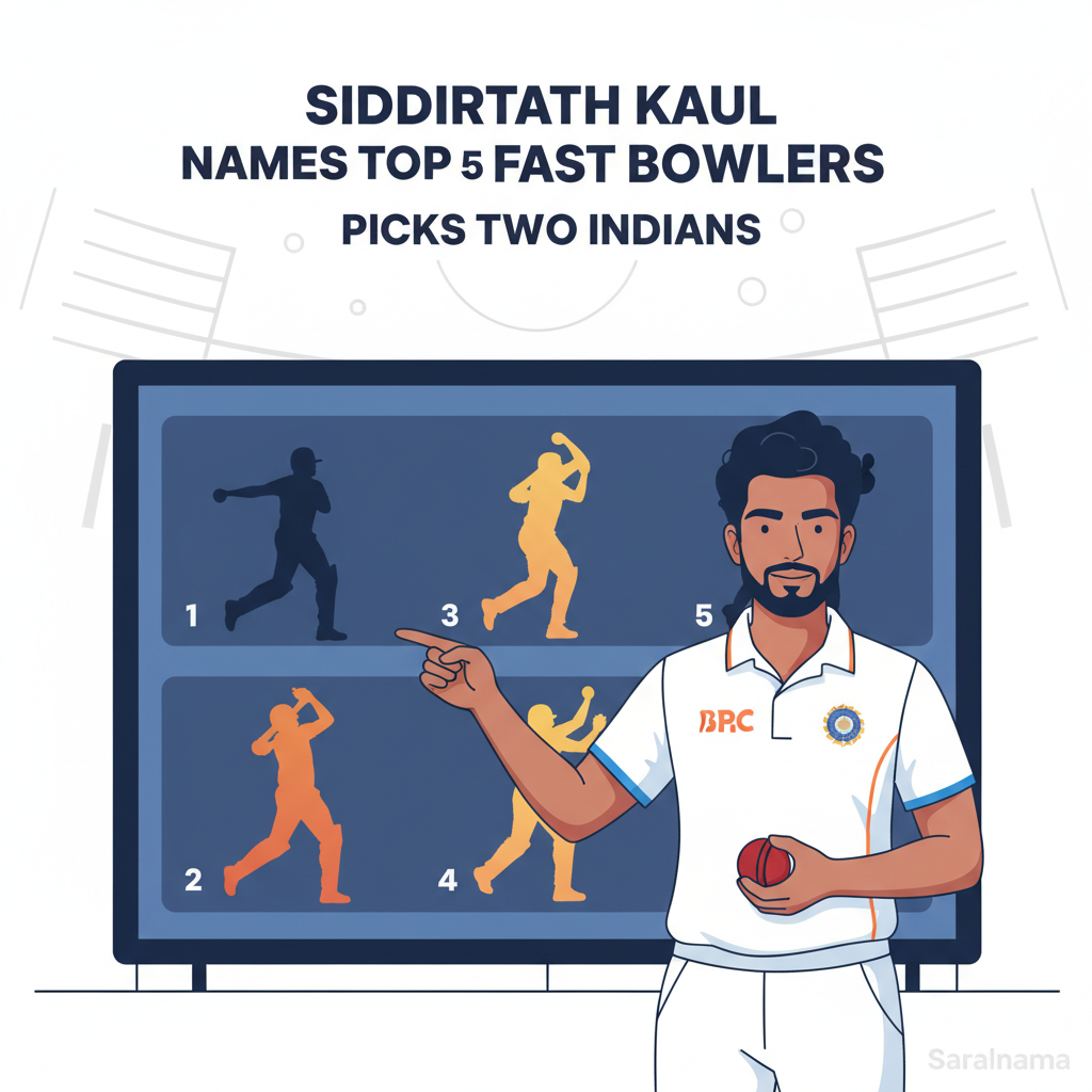 Siddharth Kaul Names Top 5 Fast Bowlers, Picks Two Indians