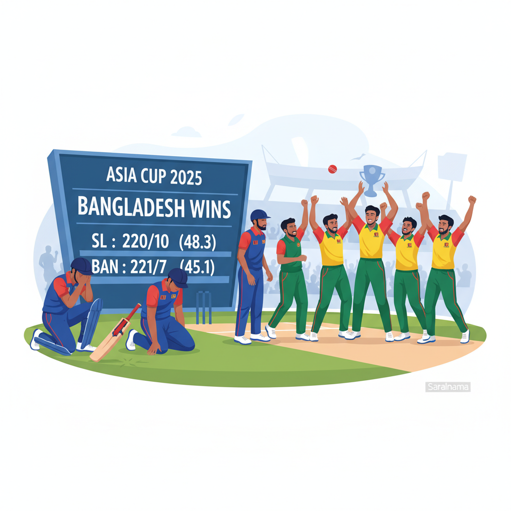 Sri Lanka Falls Short in Asia Cup 2025 Clash Against Bangladesh