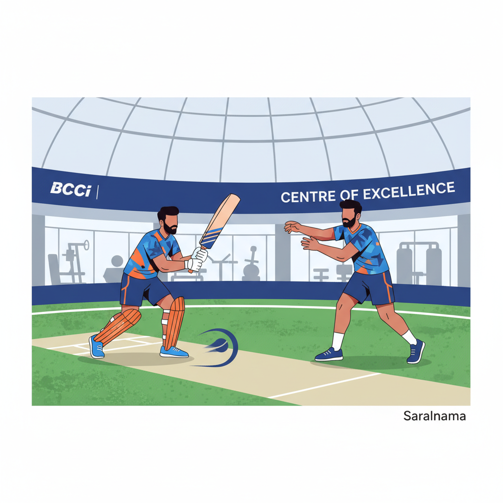Rohit and Rahul Train at BCCI Centre of Excellence