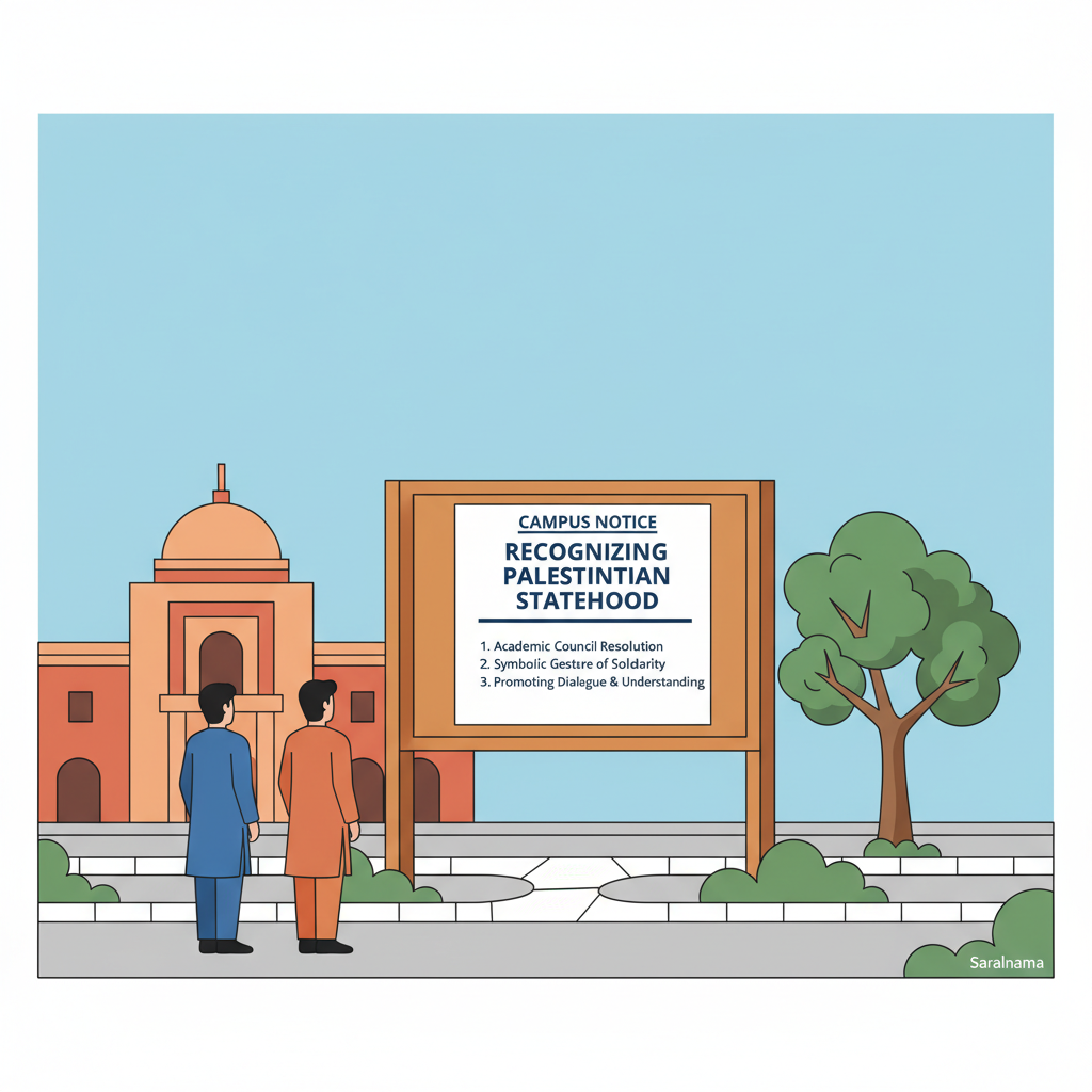Campus Notice: Recognizing Palestinian Statehood