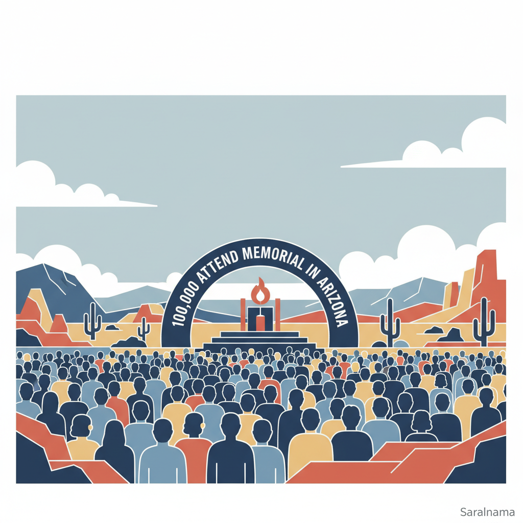 100,000 Attend Charlie Kirk Memorial in Arizona
