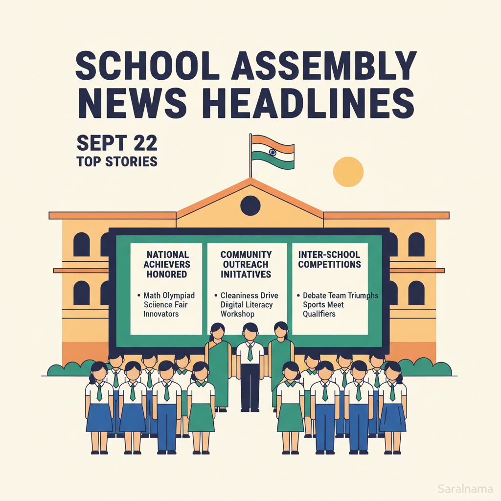 School Assembly News Headlines: Sept 22 Top Stories