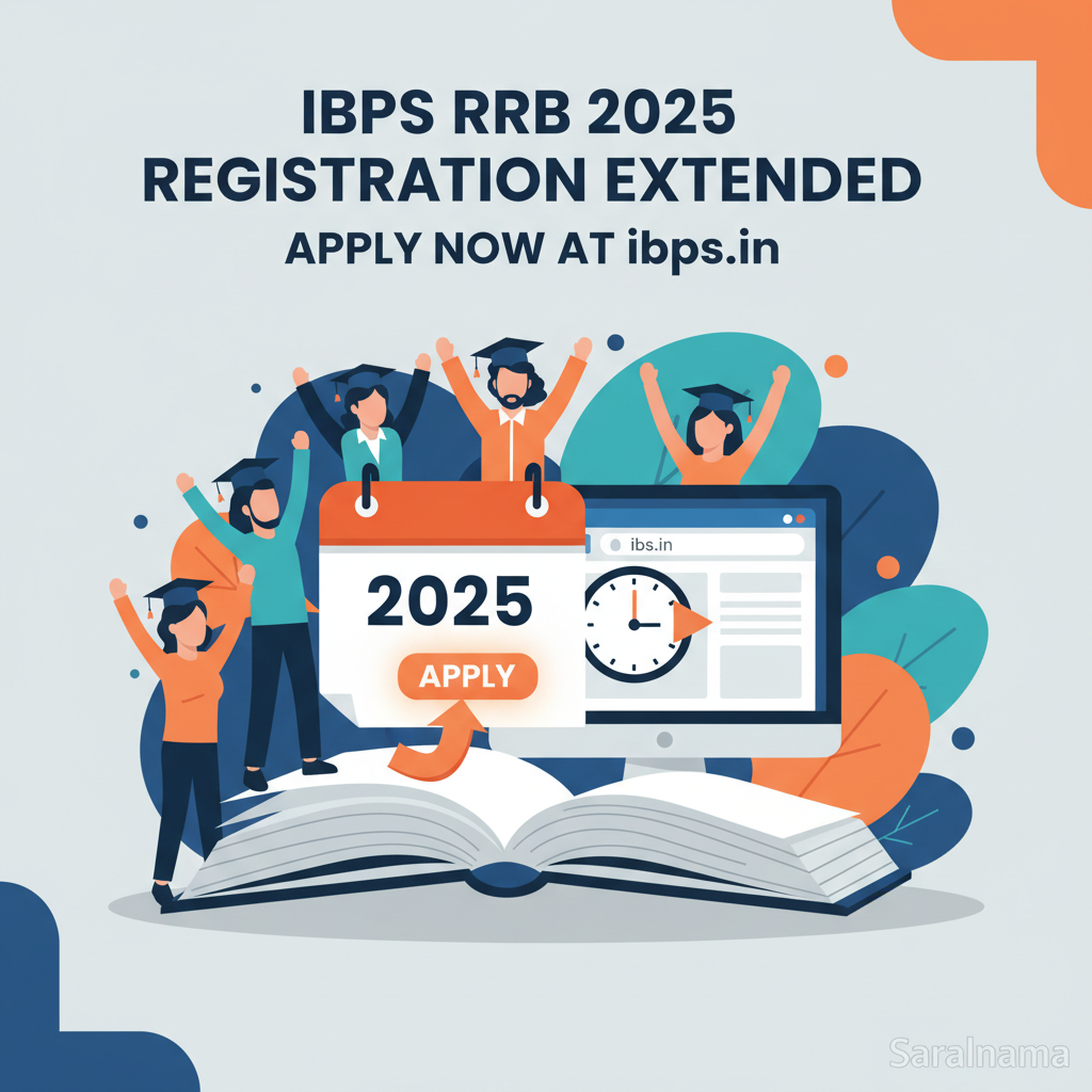 IBPS RRB 2025 Registration Extended, Apply Now at ibps.in