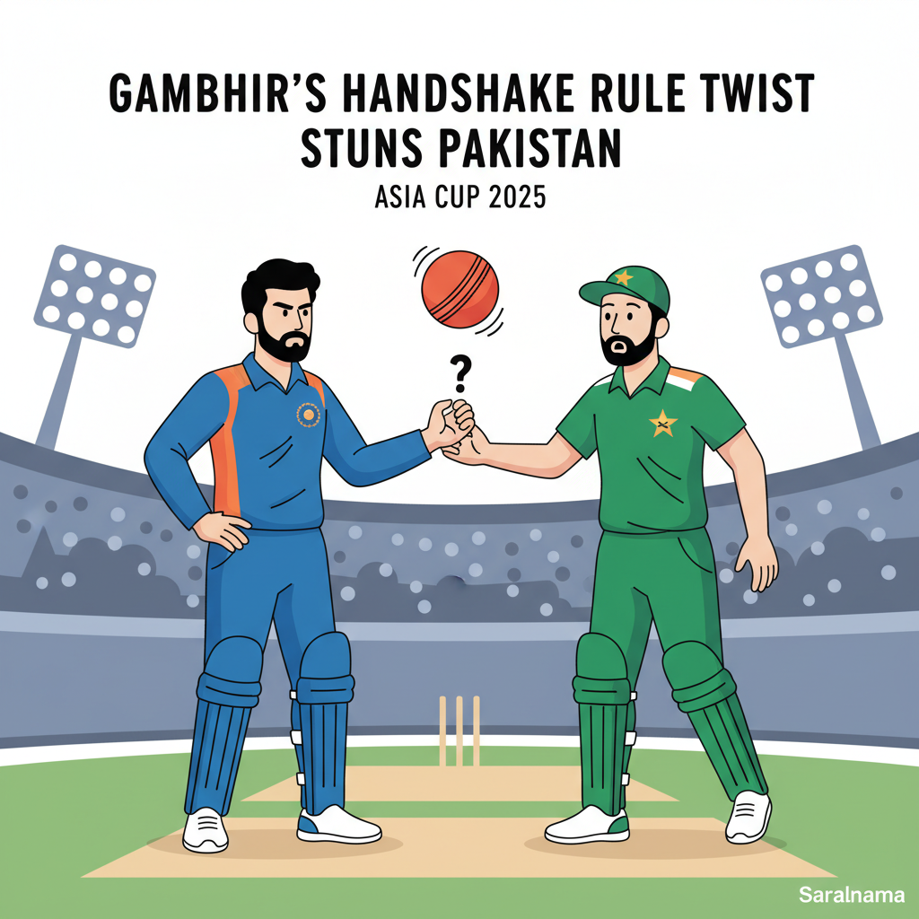 Gambhir's Handshake Rule Twist Stuns Pakistan in Asia Cup 2025