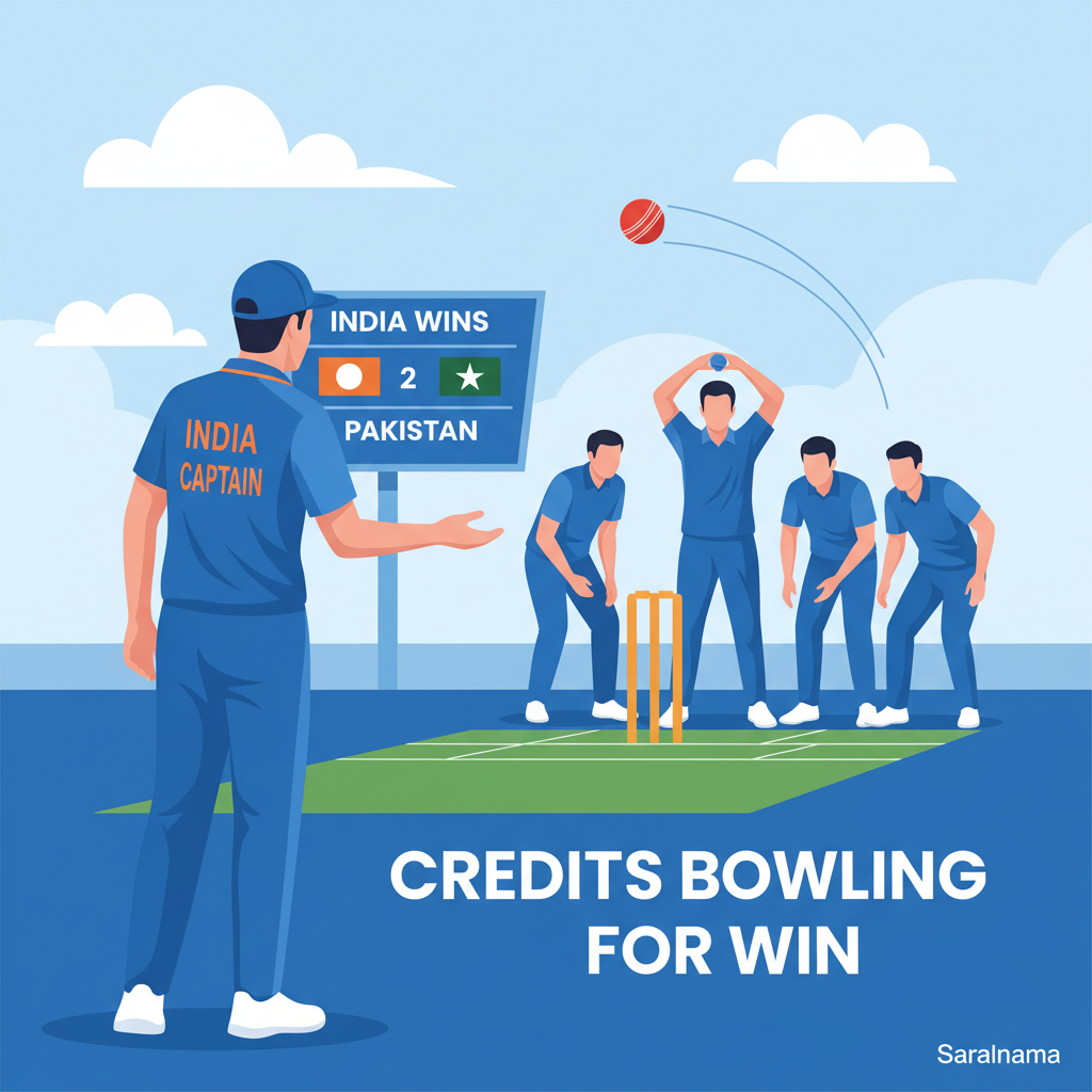 India Captain Credits Bowling for Win Against Pakistan
