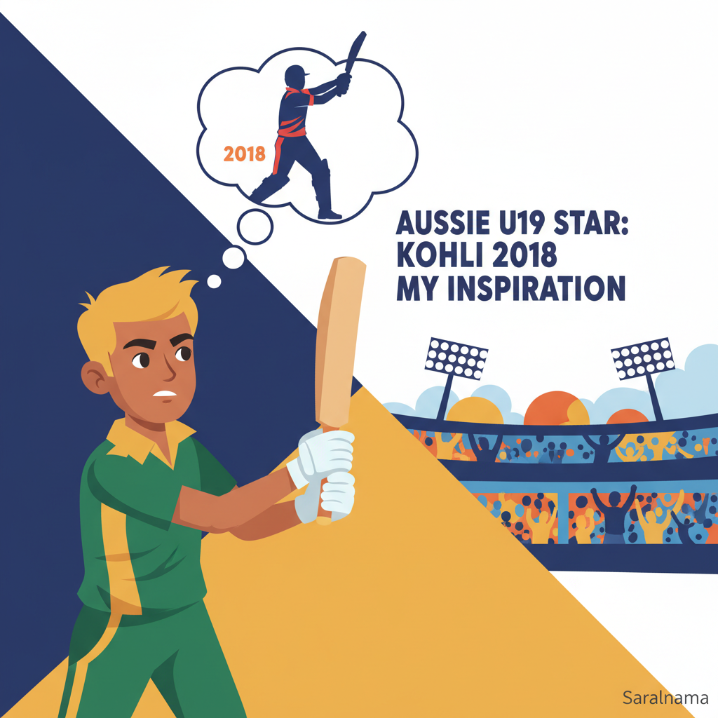 Australia Under-19 star credits watching Virat Kohli in 2018 as his cricketing inspiration