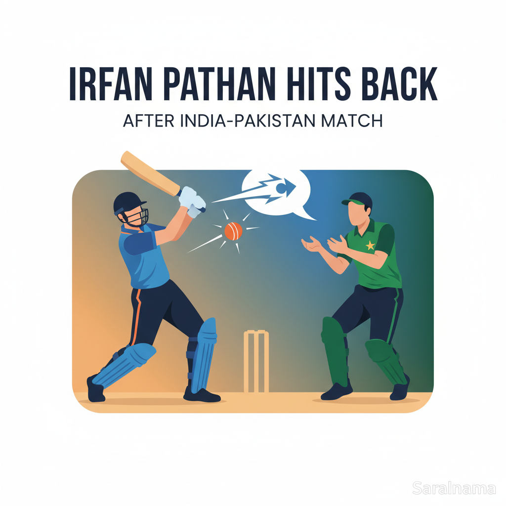 Irfan Pathan Hits Back at Shahid Afridi After India-Pakistan Match