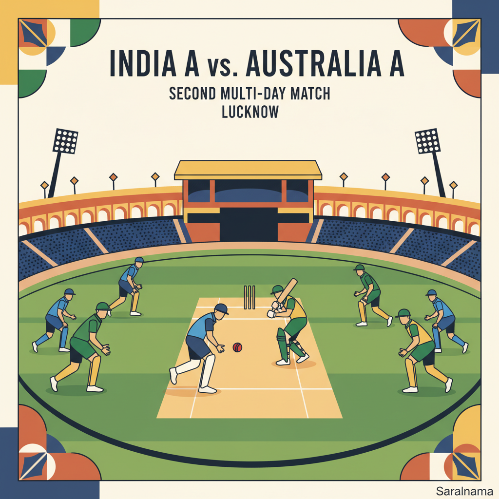 India A vs Australia A: Second Multi-Day Match in Lucknow