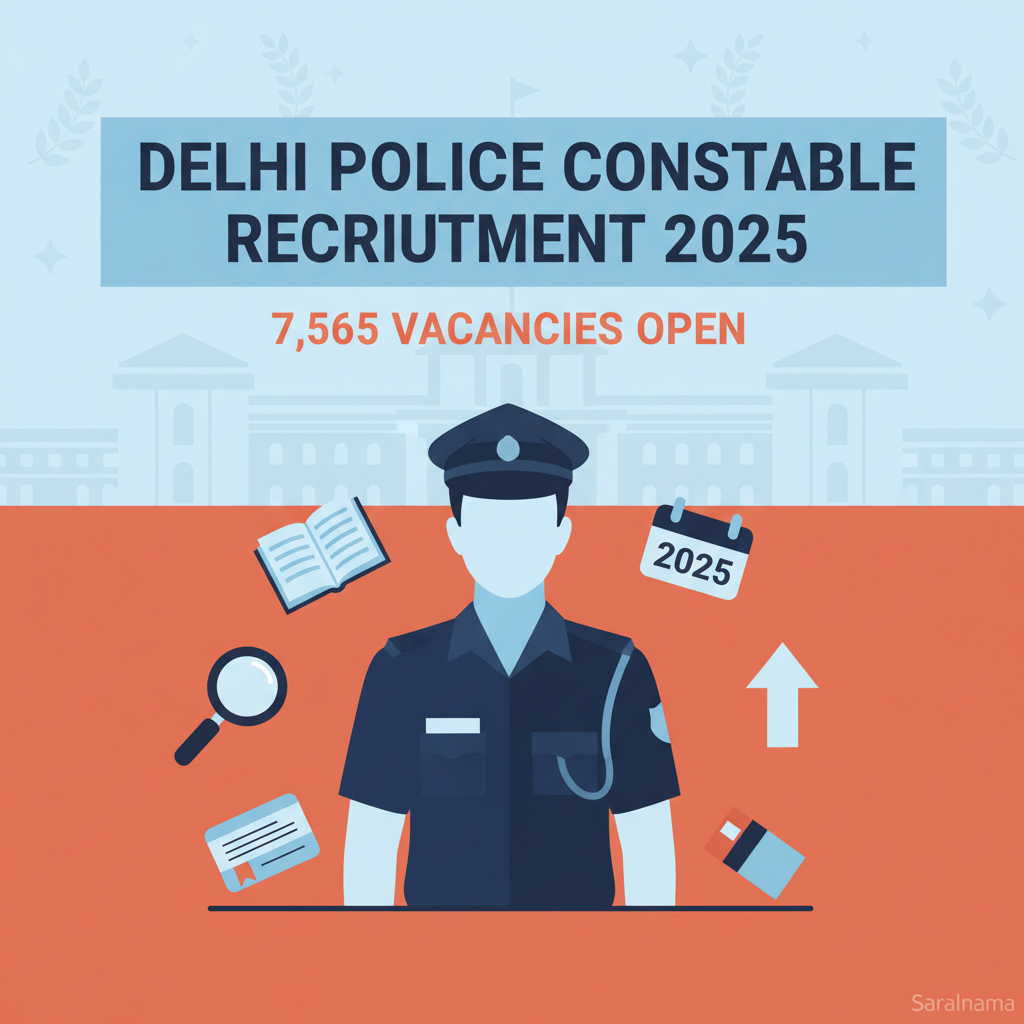 Delhi Police Constable Recruitment 2025: 7,565 Vacancies Open