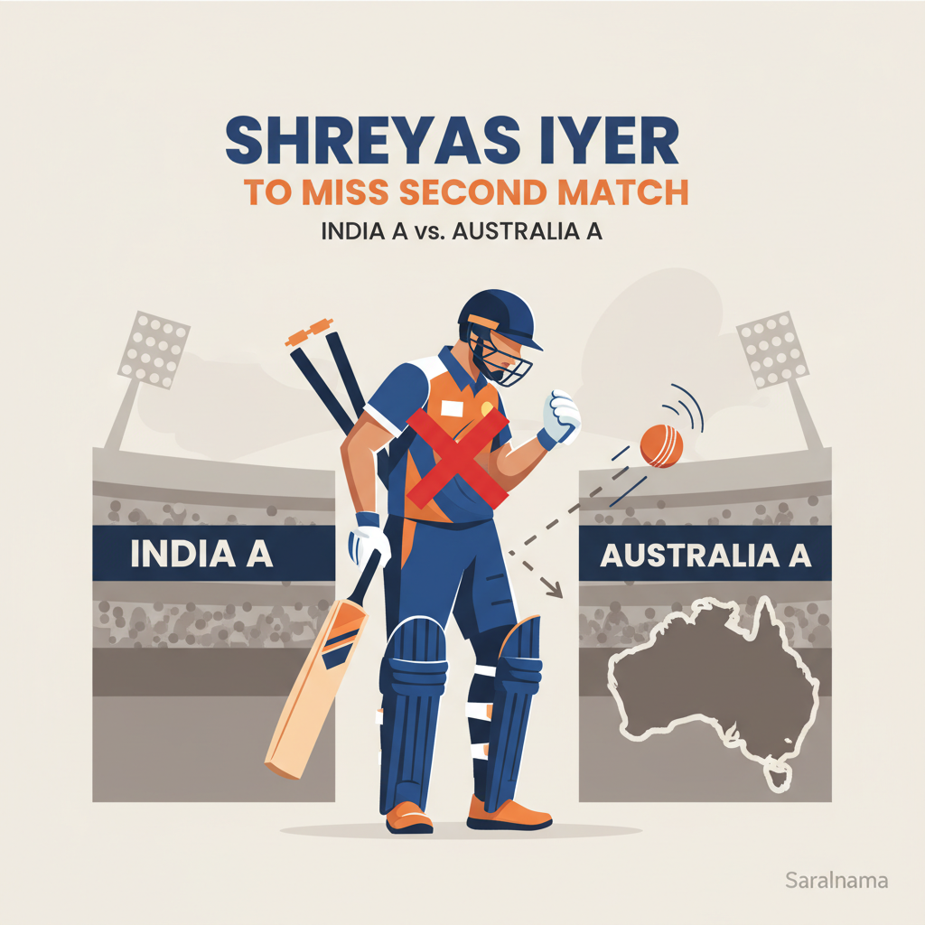 Shreyas Iyer to Miss Second India A vs Australia A Match