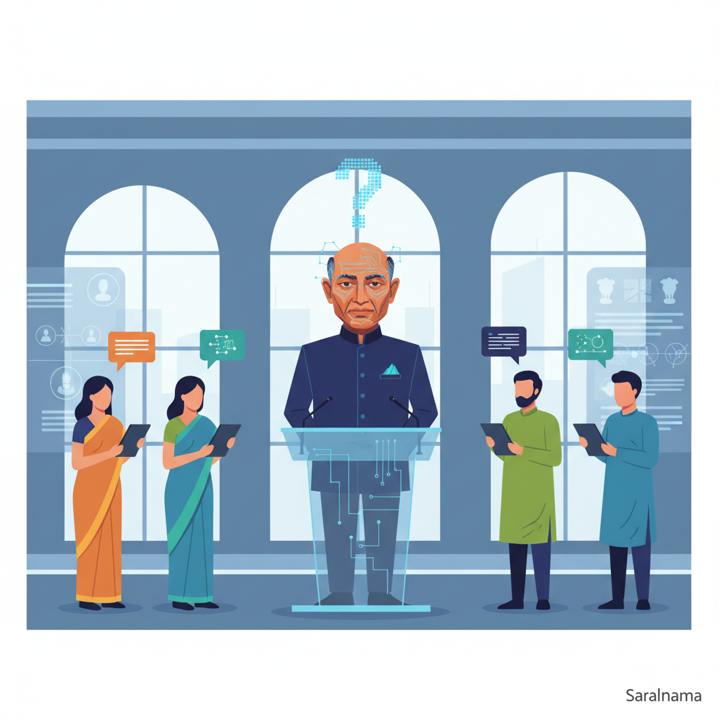 AI Sardar Patel Answers Questions at Prime Ministers Museum