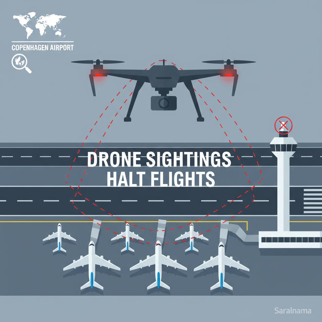 Drone Sightings Halt Flights at Copenhagen Airport