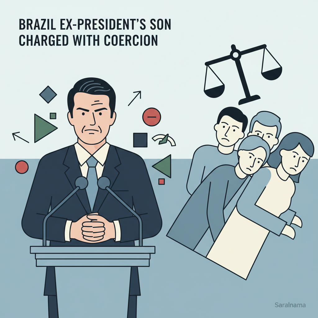 Brazil's Ex-President's Son Charged with Coercion