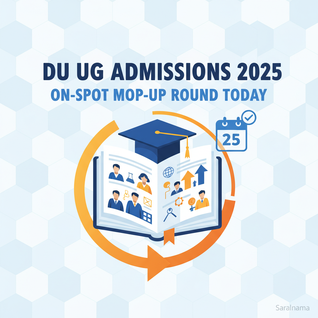DU UG Admissions 2025: On-Spot Mop-Up Round Today