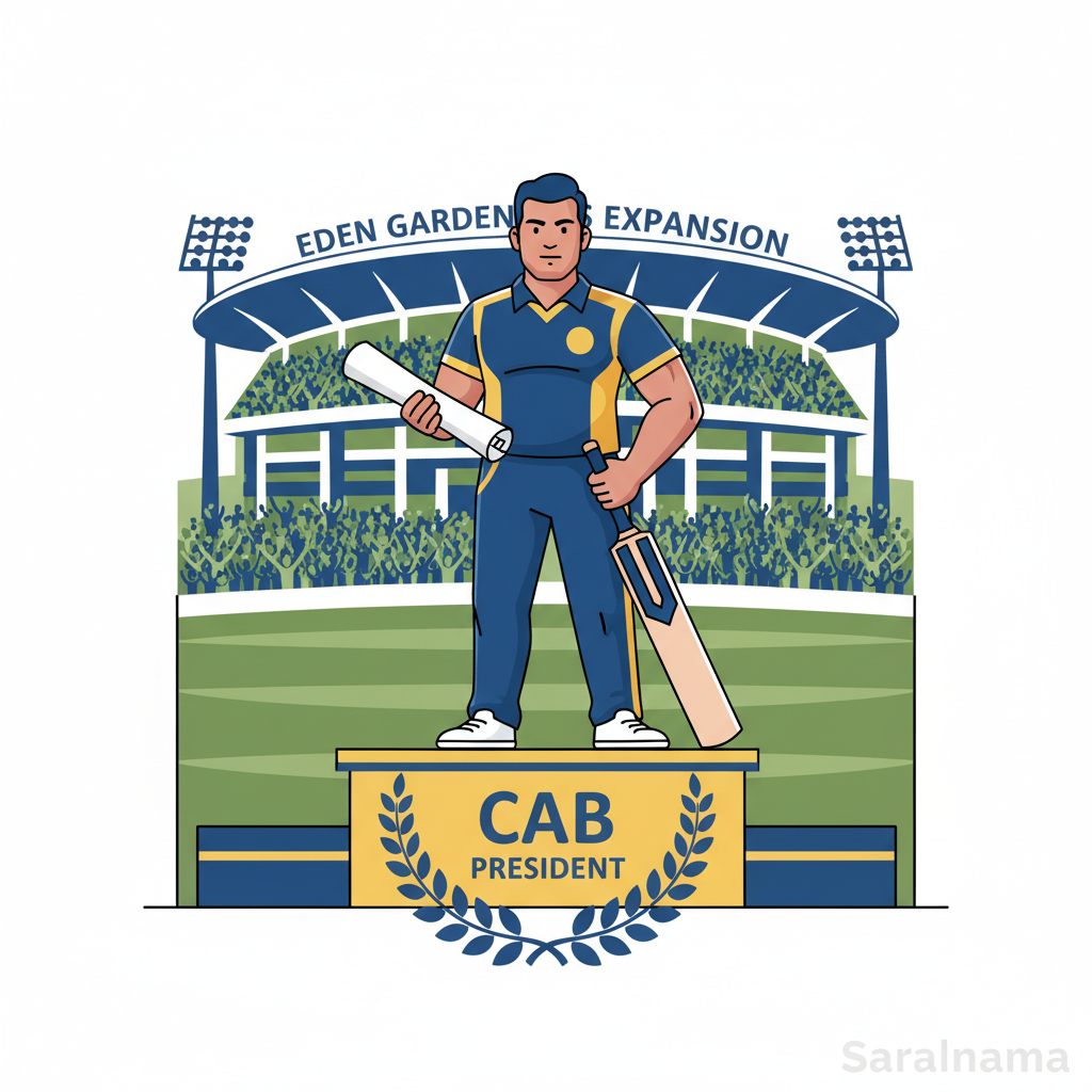 Sourav Ganguly Elected CAB President, Plans Eden Gardens Expansion