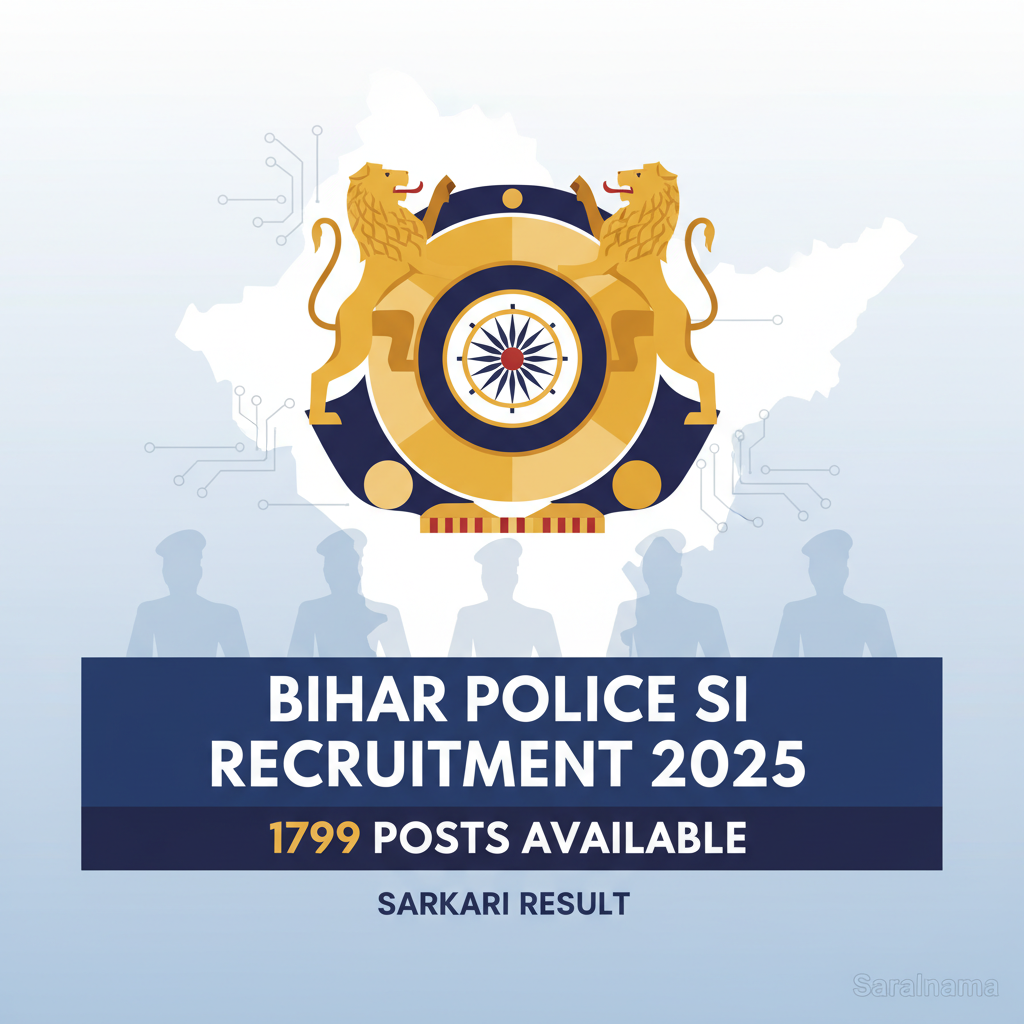 Bihar Police SI Recruitment 2025: 1799 Posts Available