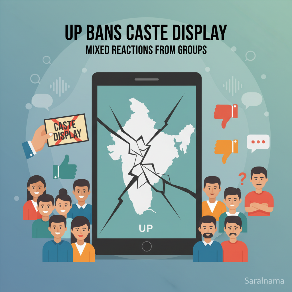 UP Bans Caste Display: Mixed Reactions from Groups