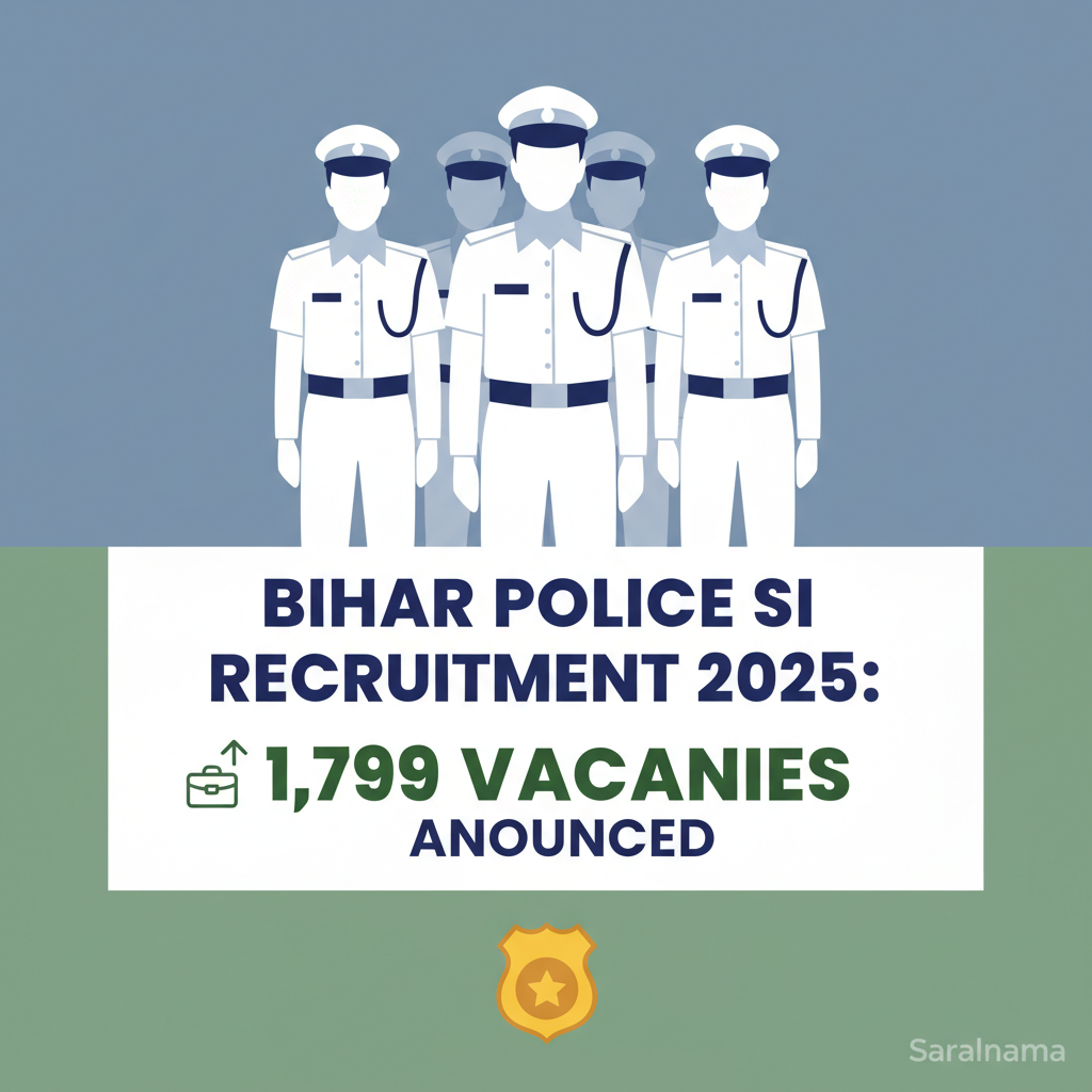 Bihar Police SI Recruitment 2025: 1,799 Vacancies Announced