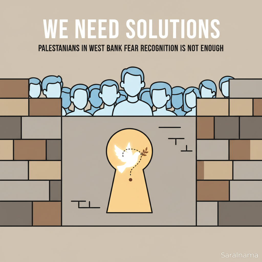 &#x27;We need solutions&#x27;: Palestinians in West Bank fear recognition is not enough