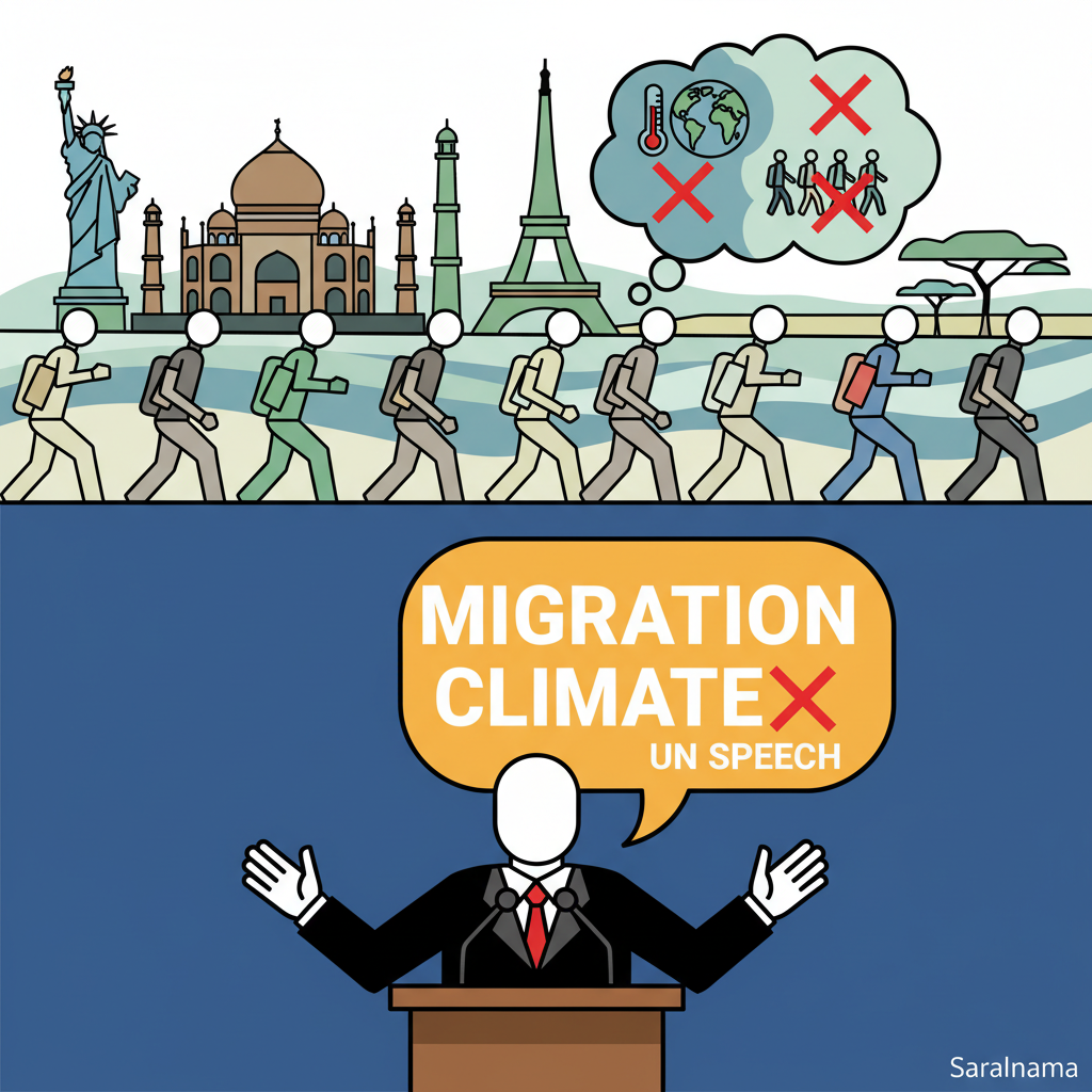 Trump criticises countries&#x27; migration and climate policies in UN speech