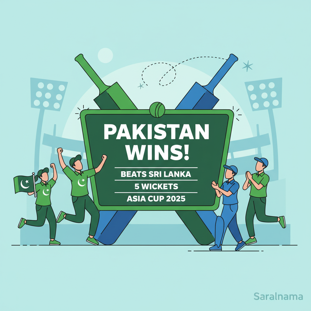 Pakistan Beats Sri Lanka by 5 Wickets in Asia Cup 2025