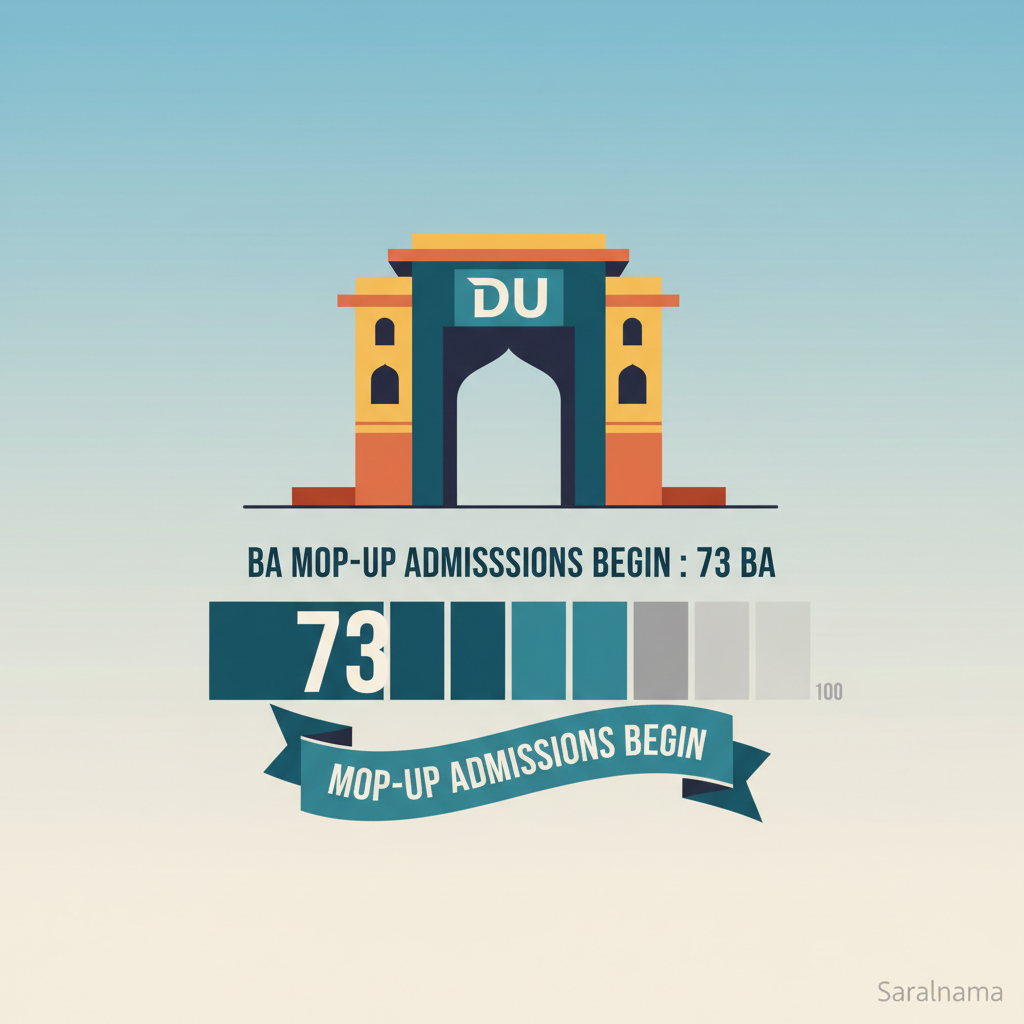 DU Mop-Up Admissions Begin: 73 BA Honours Seats Filled