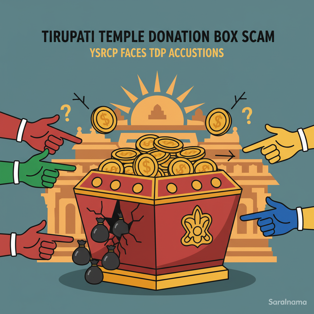 Tirupati Temple Donation Box Scam: YSRCP Faces TDP Accusations