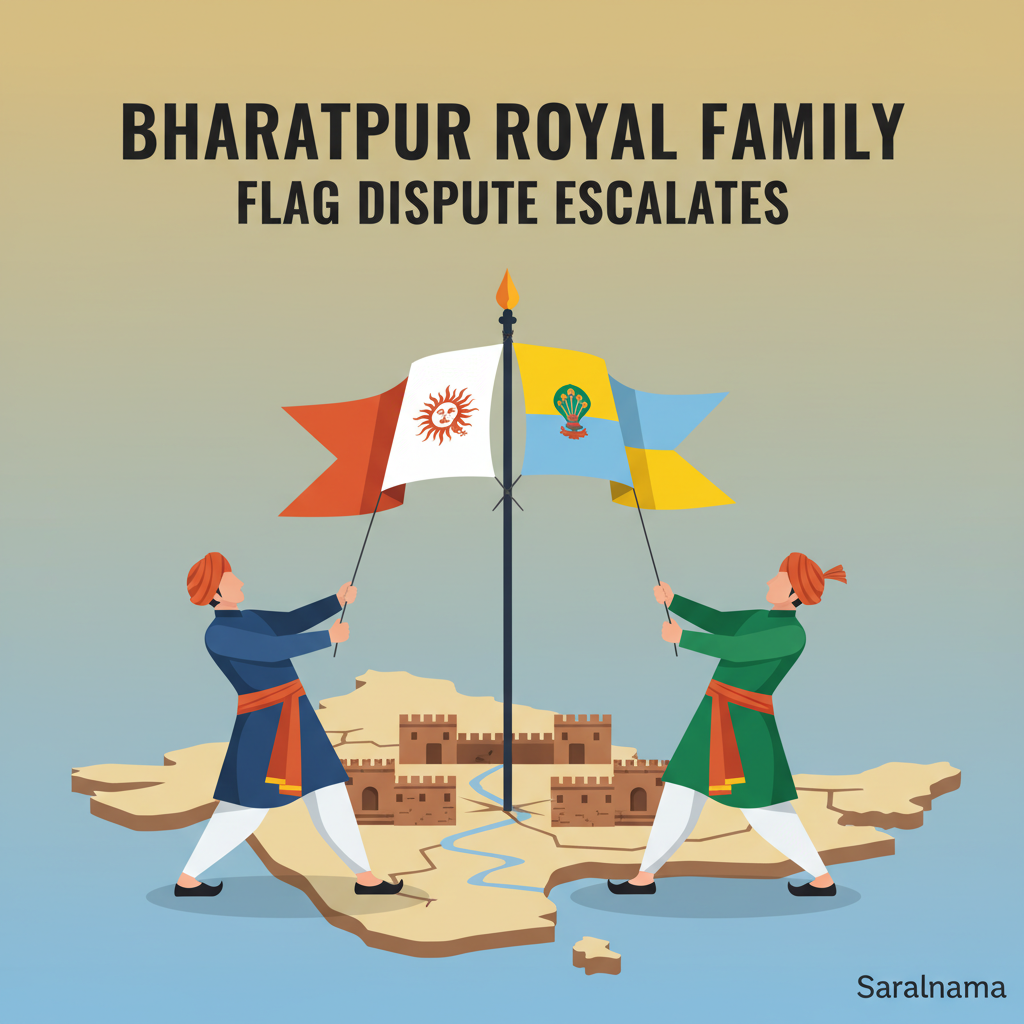Bharatpur Royal Family Flag Dispute Escalates