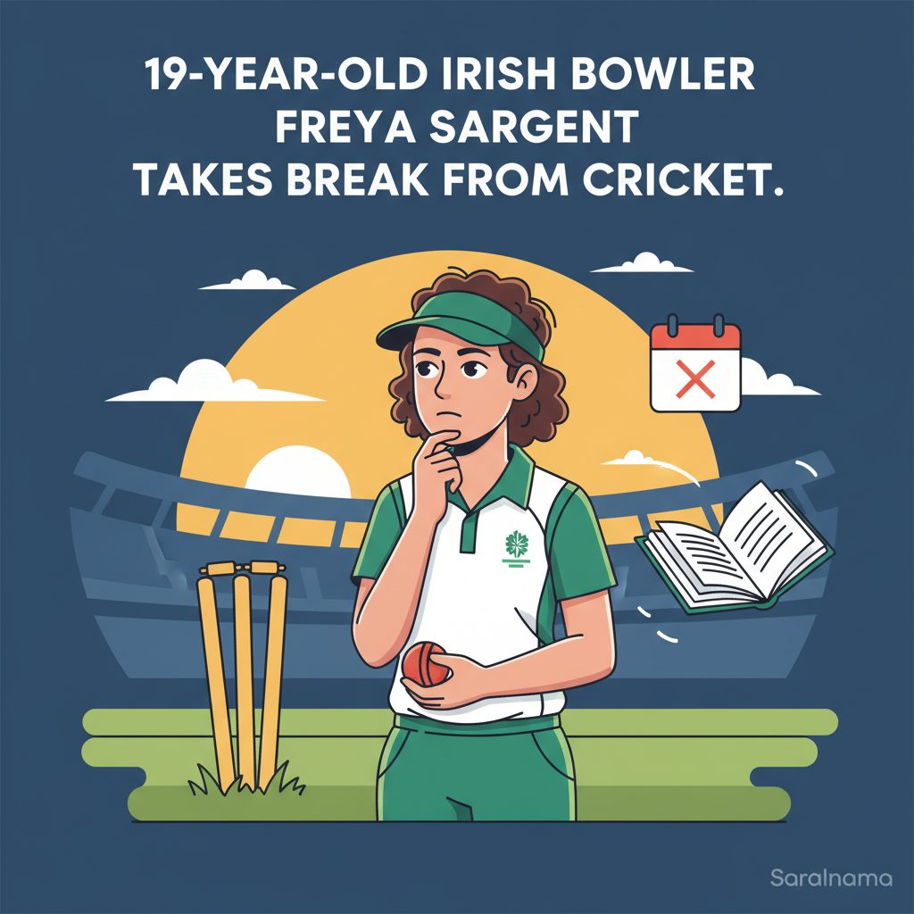 19-Year-Old Irish Bowler Freya Sargent Takes Break from Cricket