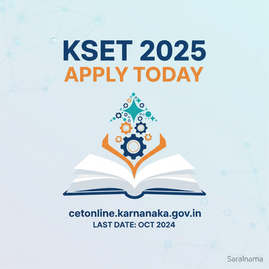 KSET 2025: Apply Today at cetonline.karnataka.gov.in