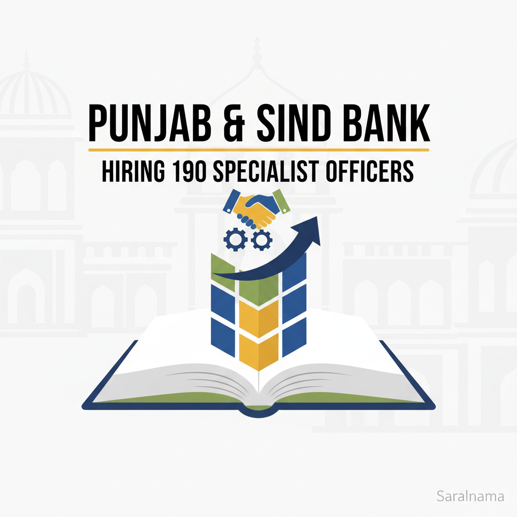 Punjab & Sind Bank Hiring 190 Specialist Officers