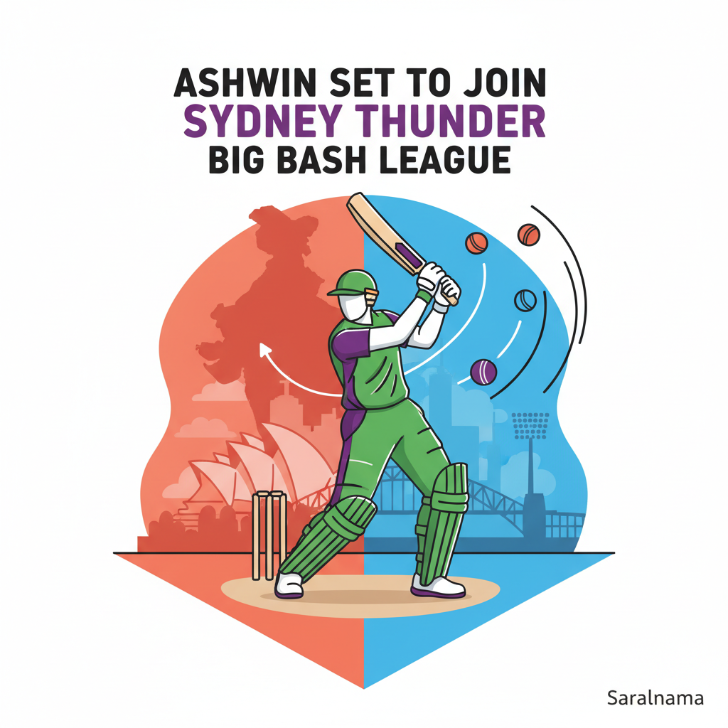 Ashwin Set to Join Sydney Thunder in Big Bash League