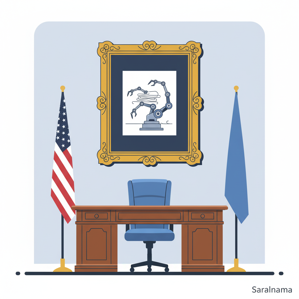 White House replaces Biden portrait with image of an autopen