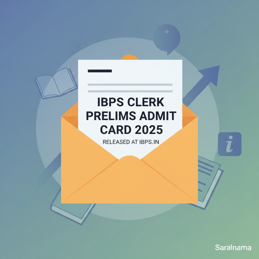 IBPS Clerk Prelims Admit Card 2025 Released at ibps.in