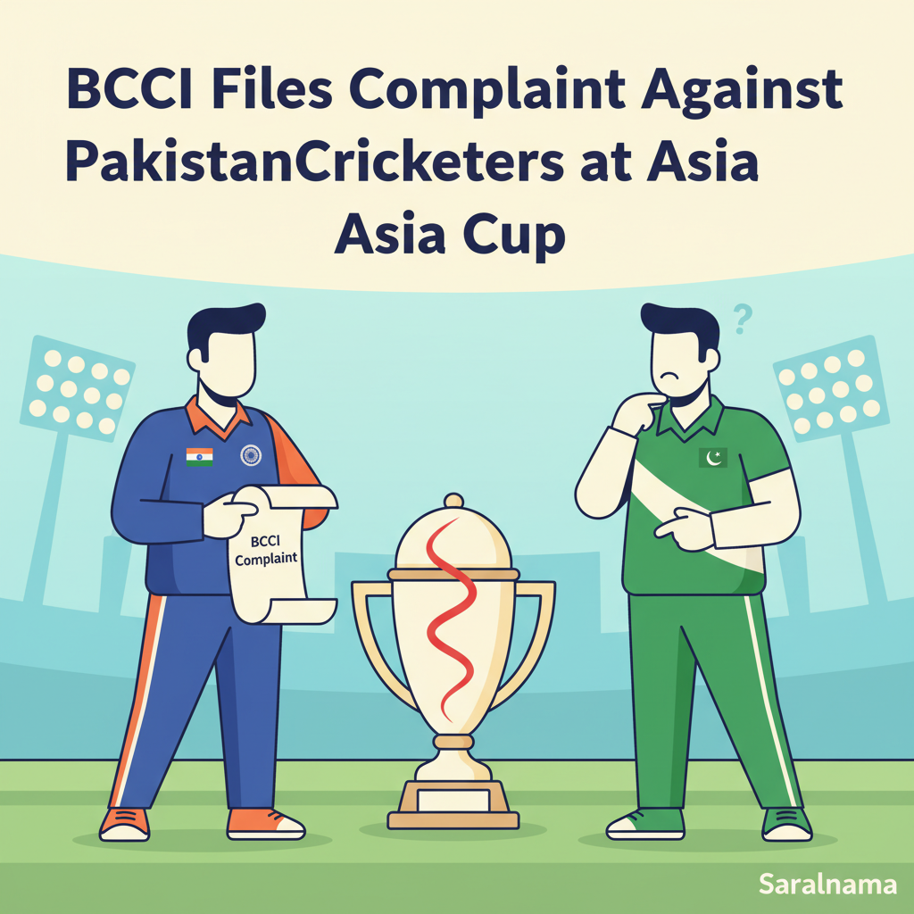 BCCI Files Complaint Against Pakistani Cricketers at Asia Cup