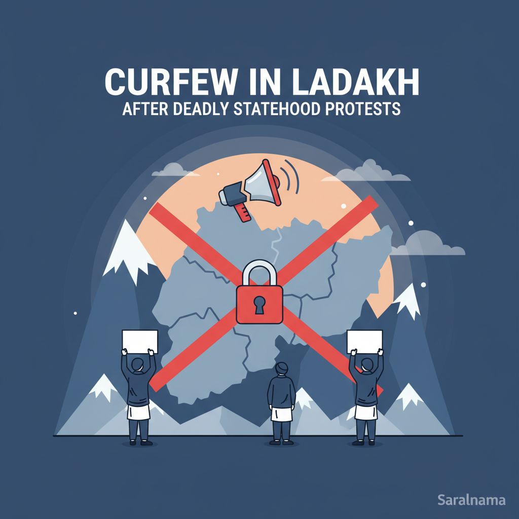 Curfew in Ladakh After Deadly Statehood Protests