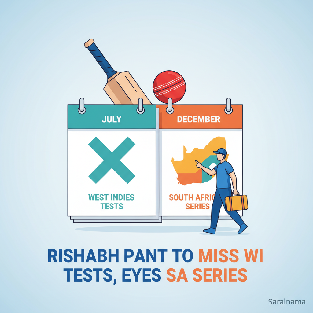 Rishabh Pant to Miss West Indies Tests, Eyes South Africa Series