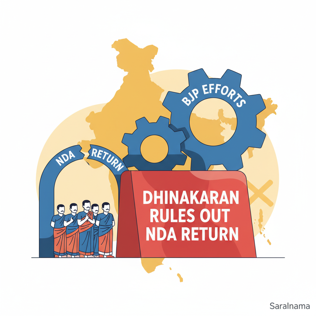 BJP Efforts Stalled as Dhinakaran Rules Out NDA Return