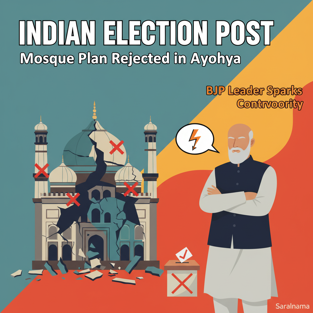 Mosque Plan Rejected in Ayodhya, BJP Leader Sparks Controversy